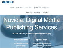 Tablet Screenshot of nuvidia.com